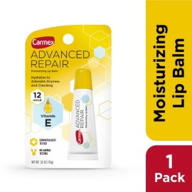 Carmex Advanced Repair Moisturizing Lip Balm Tube, Lip Moisturizer with Vitamin