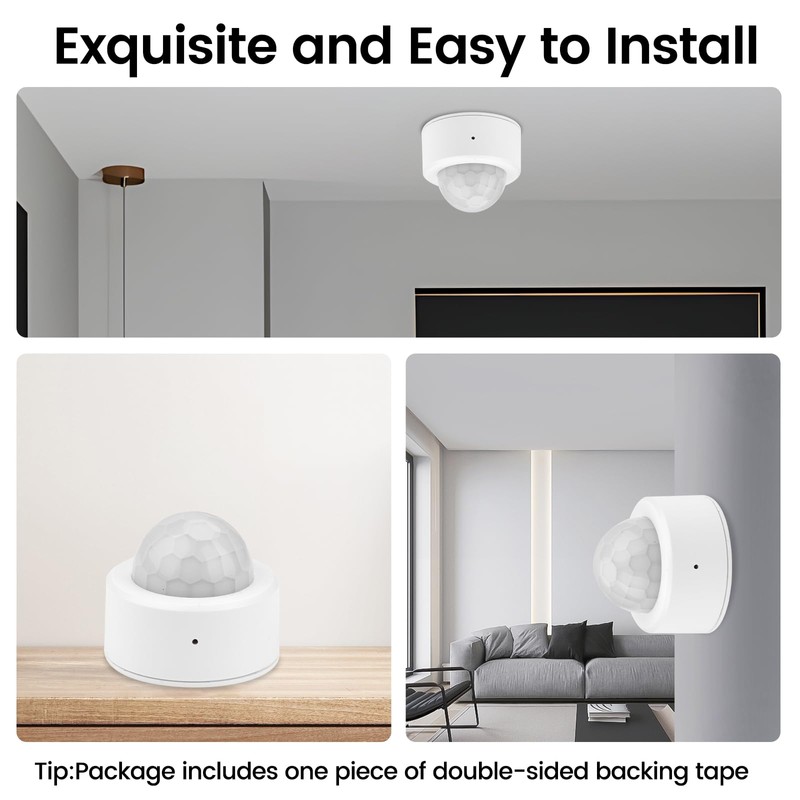 Heemol Motion Sensor, Zigbee Connection Infrared Sensor with Human Motion