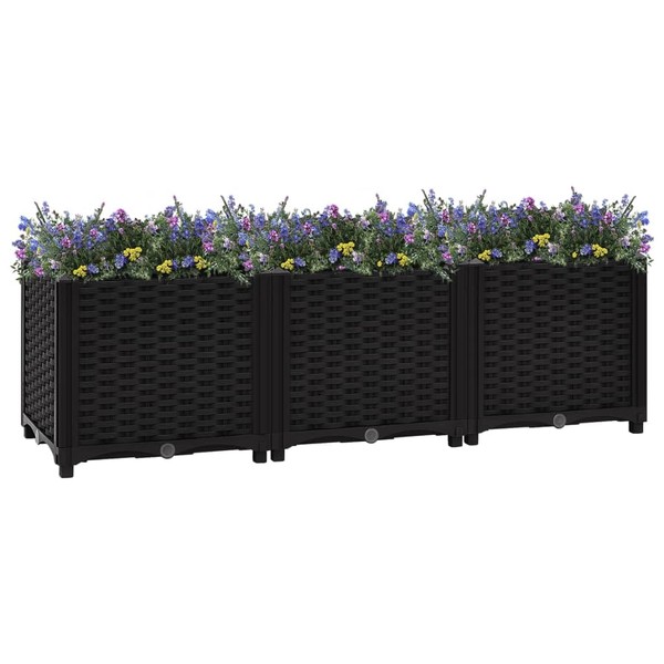 Heemab Raised Bed Planter for Gardening 47.2" x 15.7" x
