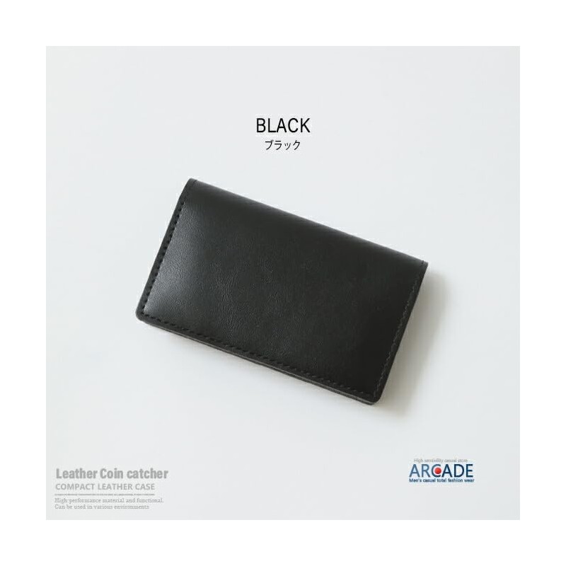 Arcade Mini Wallet, Genuine Leather, Men's, Women's, Compact Wallet, Coin