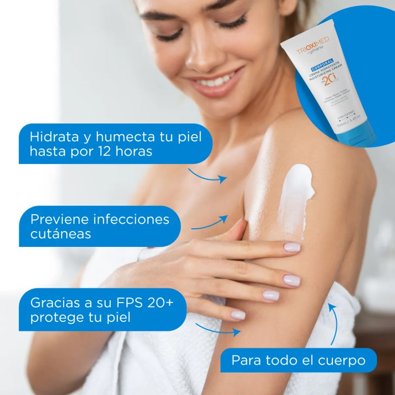 Crema Corporal Hidratante 100 Ml Ozono
