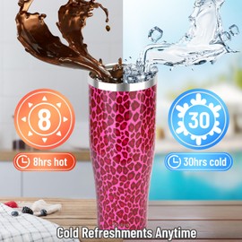 Zukro 50 OZ Tumbler With Flip Straw |Triple-Wall Vacuum Insulated Cup With Top Handle For Gym Sports Outdoors |Reusable Leak Proof Stainless Steel Water Bottle, Fit in Cupholder |Cold 34 Hours