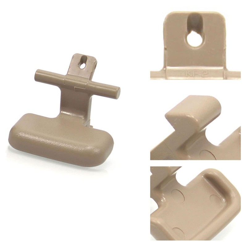 RYANSTAR RACING 2pcs Beige Center Console Armrest Upper & Lower