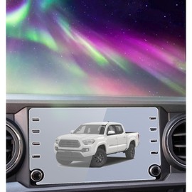xjzshly Tempered Glass Screen Protector Foil Compatible with Toyota Tacoma(2023-2020) Toyota Venza(2022 2021) 8 Inch Navigation Display Touchscreen Cover Accessories Protective Film Anti-Fingerprint