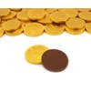 LaetaFood Pack, Gold Foiled Wrapped Milk Chocolate Coins Candy, Half
