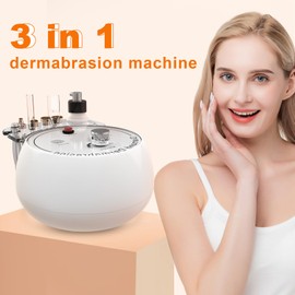 Diamond Microdermabrasion Machine,Mcwdoit 3 in 1 Dermabrasion Facial Machine for Exfoliation & Blackhead Removal,Home Spa Use Facial Skin Care Device