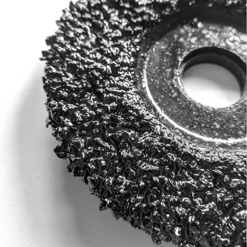 5pcs ZEC SIC Turbo Grinding DISC W/Plastic Back for Concrete/Masonry