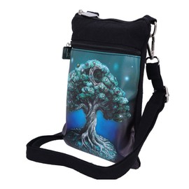 Nemesis Now Tree of Life Shoulder Bag, Black, 23 cm, black