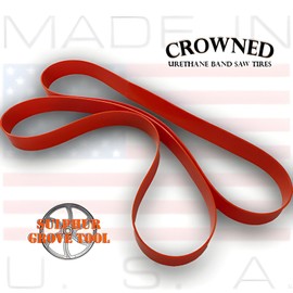 Sulphur Grove Tool Crowned Urethane Band Saw Tires for 30" Oliver 217D - Repalces OEM tires