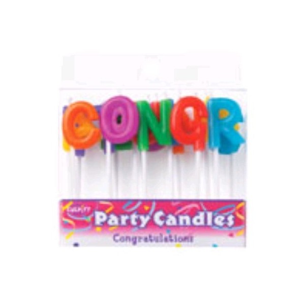 DecoPac Congratulations Party Candles