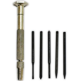 JEWEL TOOL Watch & Glasses Repair Kit | 5-in-1 Precision Screwdriver with Interchangeable Bits | Ideal for Watches, Eyeglasses & Electronics | Enhanced Grip with Textured Handle