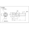 TRUSCO Y011-0408 Hexagon Socket Head Screw with Jizzz Disc Spring