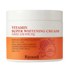 Lycocell 10 kinds of large-capacity vitamins super whitening cream 500g skin pigmentation tone up freckles wrinkles elasticity / 리코셀 대용량 비타민 10종 슈퍼 미백 크림 500g 피부색소침착 톤업 기미 주름 탄력