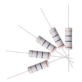 uxcell 10Pcs 300 Ohm Resistor, 5W 5% Tolerance Metal Oxide Film Resistors, Axial Lead, Flame Proof for DIY Electronic Projects and Experiments