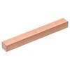 sourcing map Copper Flat Bar, 0.59 Inch Thickness x 0.59