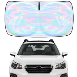 for Subaru Outback 2015-2019 Windshield Sun Shade Cover - Custom Fit Subaru Outback Sunshade Foldable Front Window Sunshade Sun Visor Protector Block UV Rays Keep Your Car Cooler Car Accessories