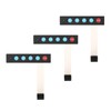 JESSINIE 3Pcs 1x5 Matrix Array Membrane Switch 5 Key Display