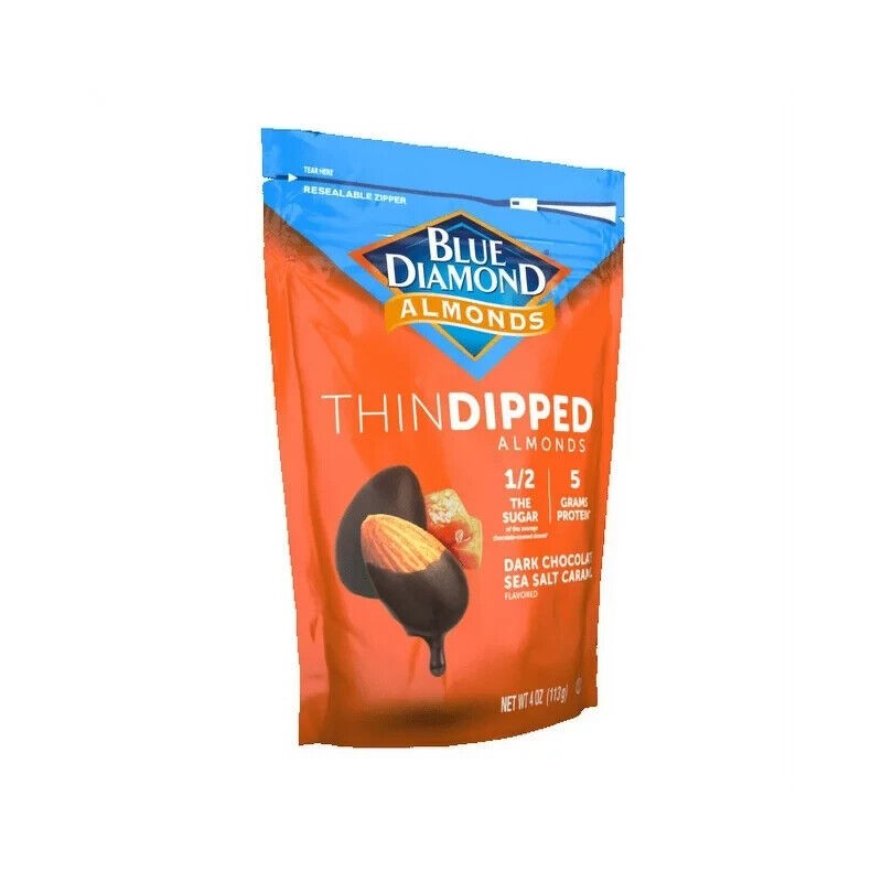 Blue Diamond Dark Chocolate Sea Salt Caramel Almonds - (4