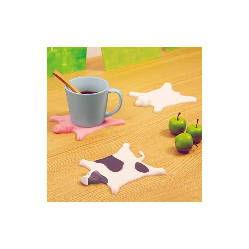 Biite Animal Rug Coaster Pig 044Animal_Pig