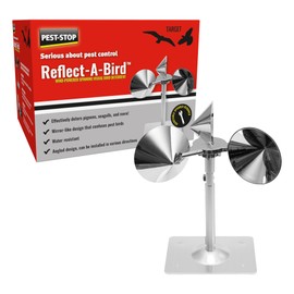Pest-Stop Reflect-A-Bird - Reflective, Silent and Wind-Powered Spinning Bird Deterrent - Weatherproof and Durable for Outdoor Use