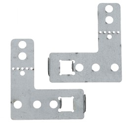 Masterpart Dishwasher Cupboard Decor Door Mounting Bracket Kit Left Or Right Fixing Compatible with Neff S44, S49 Dishwashers