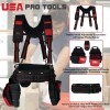 Professional Contractor Tool Rig Gear Apron Combo Pouch W Suspenders
