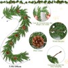 Dremisland 2PCS Artificial Norfolk Pine Christmas Garland, 5.9 FT Real