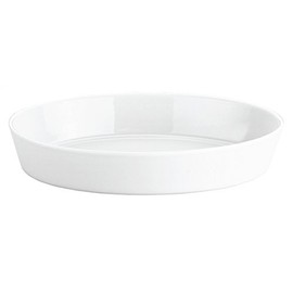 Pillivuyt Porcelain 2-Quart, 12-1/2-by-9-by-2-Inch Deep Oval Baker