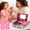 Anpro Estuche De Maquillaje Doble Plegable Leopord Todo En Uno