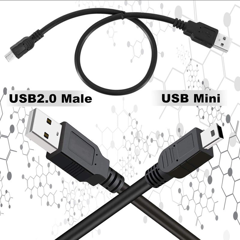 SaiTech IT 3 Pack USB 2.0 A to Mini 5