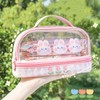 Pencil Case for Girls, Cute Bunny Pencil Case Kawaii Aesthetic
