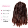6 Pack Spring Twist Crochet Braiding Hair 10 Inch Bomb