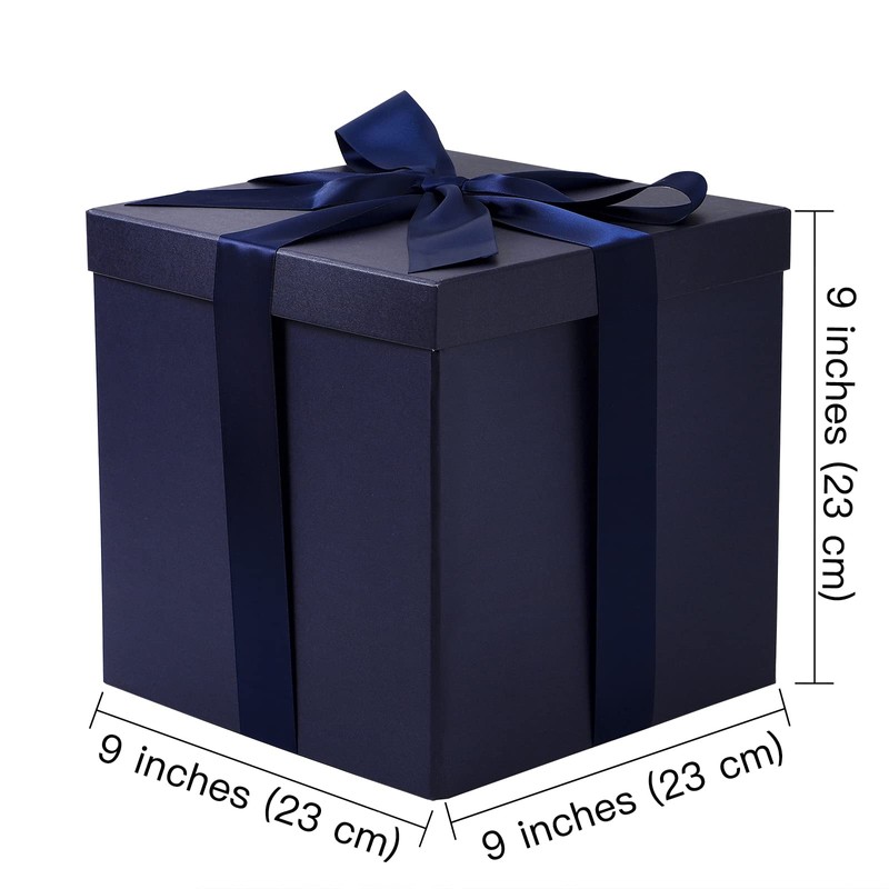 RUSPEPA Medium Birthday Gift Box with Lids, Ribbon and Tissue