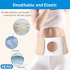 Heagimed Ostomy Hernia Belt, Adjustable Stoma Hernia Belt with Stoma