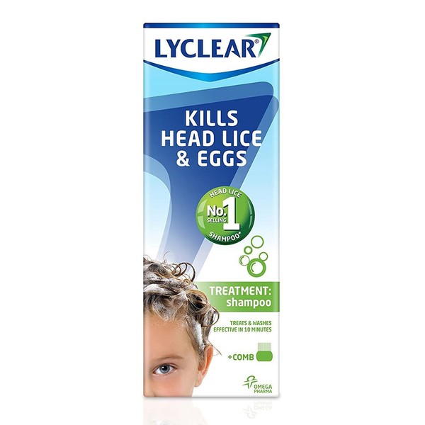 Lyclear Treatment Shampoo With Comb, 200ml