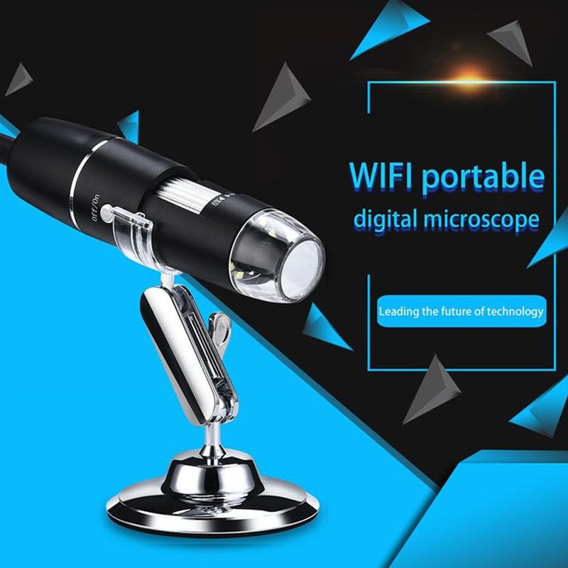 Wireless Digital Microscope 0 to 1000X 8 LED Lights Portable