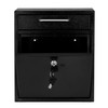 AdirOffice Wall Mount Mailbox - Mailbox with Lock and Keys-