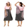 Zingtto - Poncho de surf con capucha extragrande Toalla de