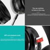 Over Ear Kids Bluetooth Headphones, Colorful LED Lights Headphones with