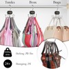Belt Organizer for Closet,2PCS Tie Rack, Belt Tie Hanger for