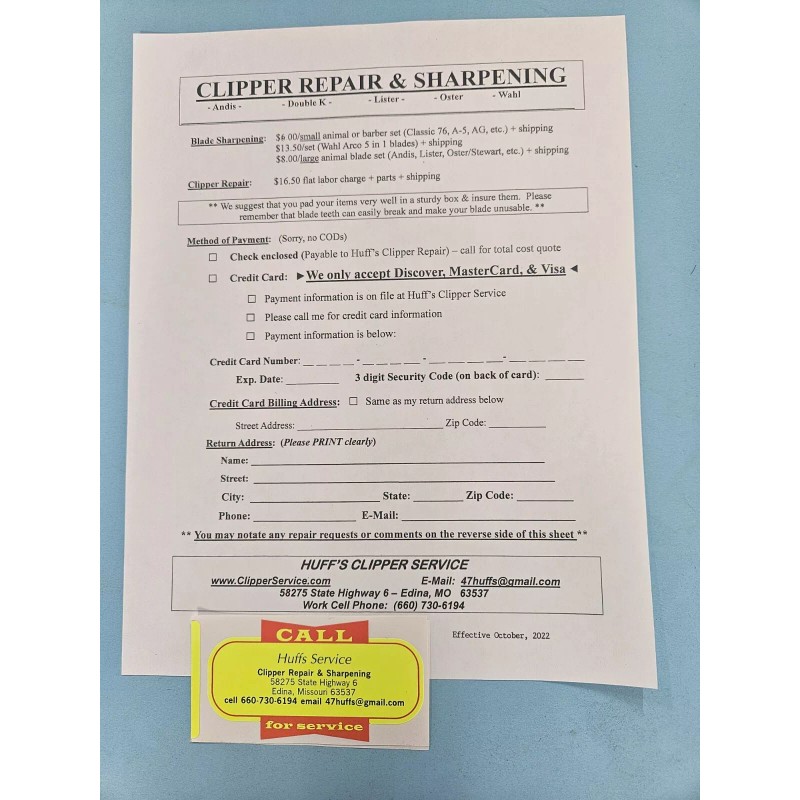 Oster A-5 --Titan -Crewmaster Clipper Replacement Cord 12 Foot