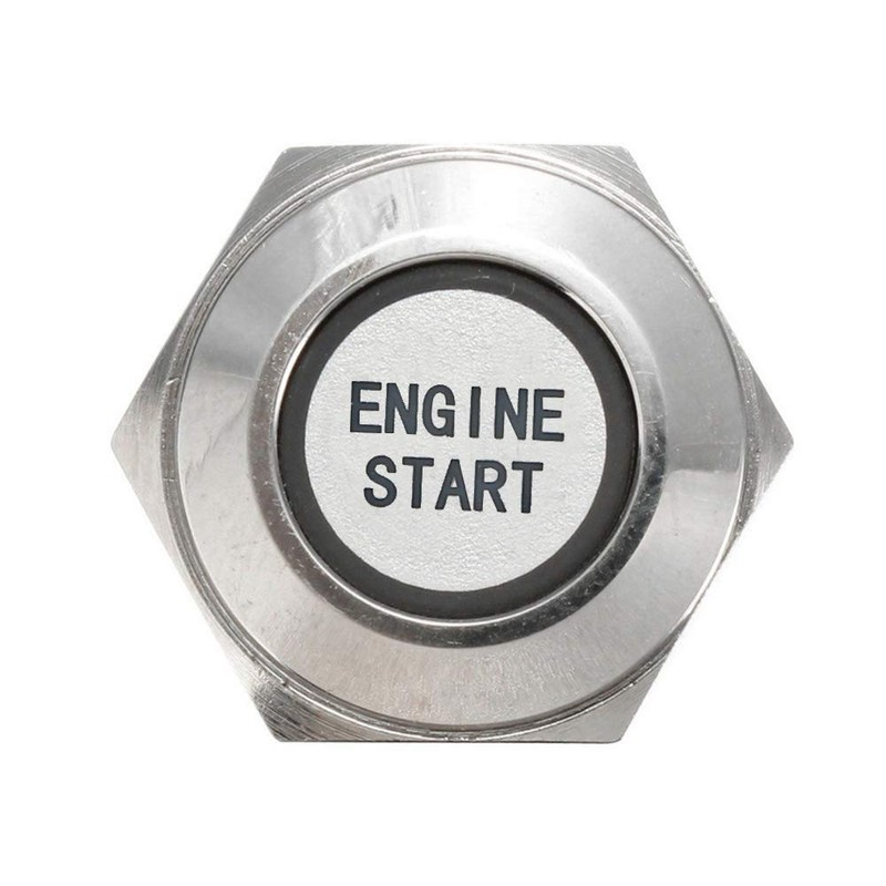ESUPPORT 12V Car Vehicle Blue LED Light Headlight Push Button