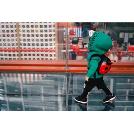 Mini Ladybug Safety Harness Backpack with Child Leash for 1-3Y Toddlers and Babies (Mini, Red)