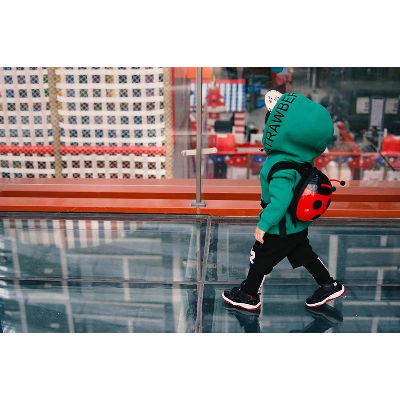 Mini Ladybug Safety Harness Backpack with Child Leash for 1-3Y
