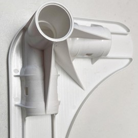 Colcolo Pool Frame Corner Bracket, Reinforced Corner Joint, Pools Corner Connector Adapter, Easy to Install Convenient Corner Joint Hardware Pool Triangle Angle Bracket for Garden Ground Pools