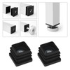 SG Store 10pcs 20x20mm M8 Square Adjustable Casters Nuts Pipe