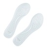 KOMBIUDA 3pairs Gel Insoles for Ladies Transparent Arch Support Foot