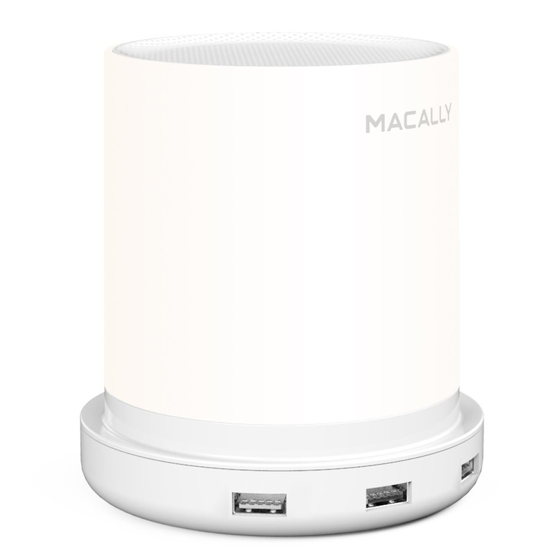 Macally LAMPCHARGE-UK Table Lamp USB Charger with Touch Sensor