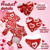Weewooday 3 Piece Dog Pajamas Dog Bodysuit & Jumpsuit Set,
