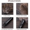 Casadores de Plumas, Plumas Reutilizables Marrones Mini Mini Duster con,
